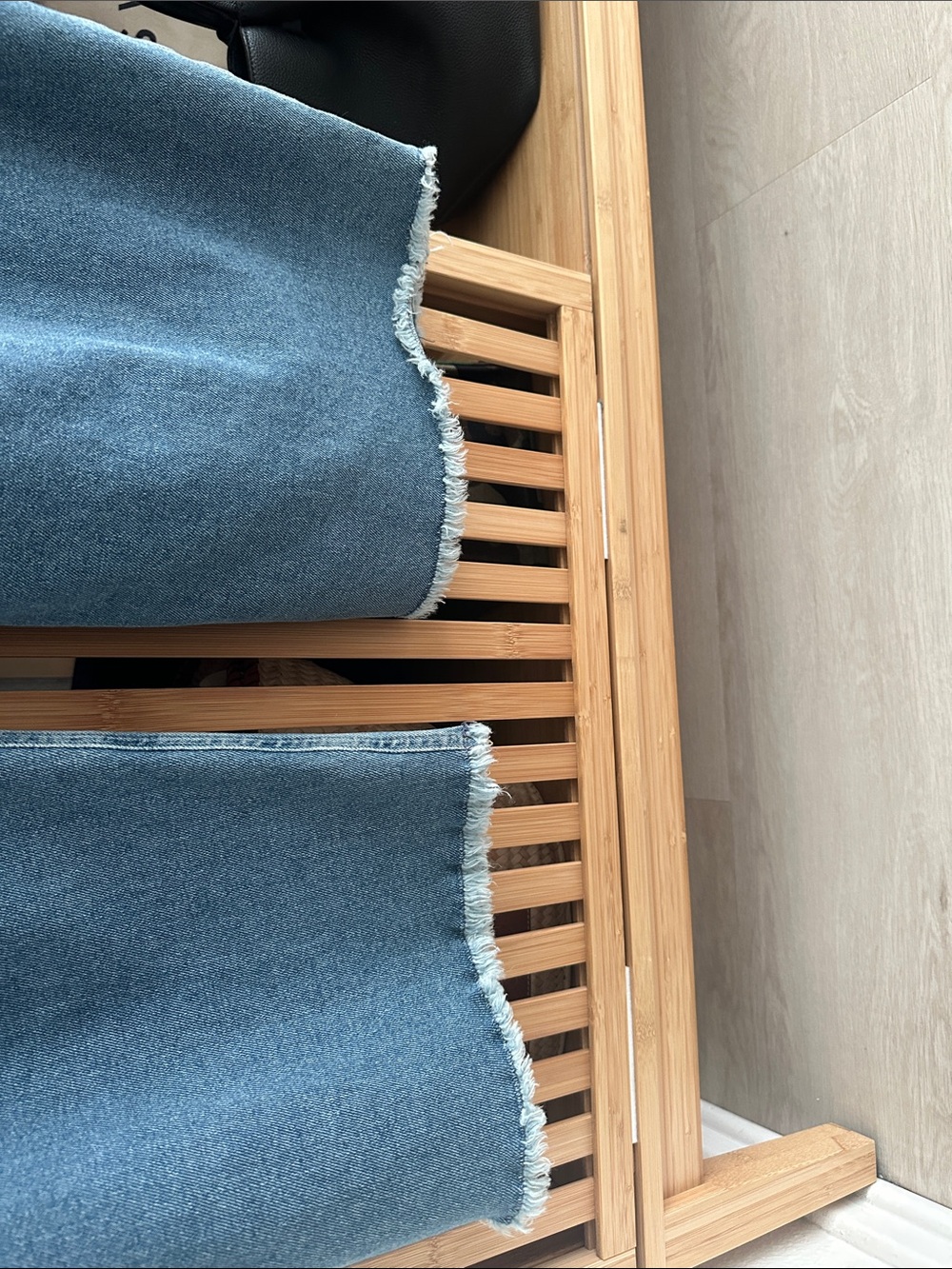 Wide Leg Distressed Blue Denim Jeans - n:philanthropy - Picture 4 of 12
